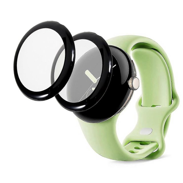 2Pcs/Pack For Google Pixel Watch 2/Pixel Watch Soft PMMA Full Coverage Screen Protector 3D Curved HD