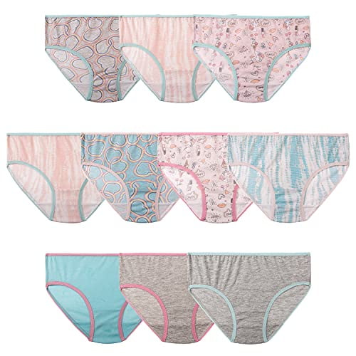  Fruit of the Loom Girls' Cotton Bikini Underwear Multipacks, 10  Pack-Fashion Assorted, 10: Clothing, Shoes & Jewelry