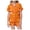 Orange, variant on Halloween Pajamas Kids Size 5-6 Years Childrens Casual Loungewear Short Sleeve Top and Shorts Cozy Set Pjs for Girls Black