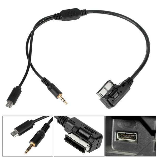 Cable de audio de línea, cable conector de 3,5 mm, cable de carga auxiliar para automóvil, cable ultra sensible