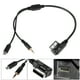 thumbnail image 4 of Cable de carga AUX para coche, cable conector de 3,5 mm Cable de carga AUX 12 cm / 4,7 pulgadas para interfaz S SL CLS clase AMI MMI, 4 of 5