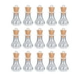 Zcyifa Simple Glass Bottle 15 Sets Special Message Jars Corked Glass