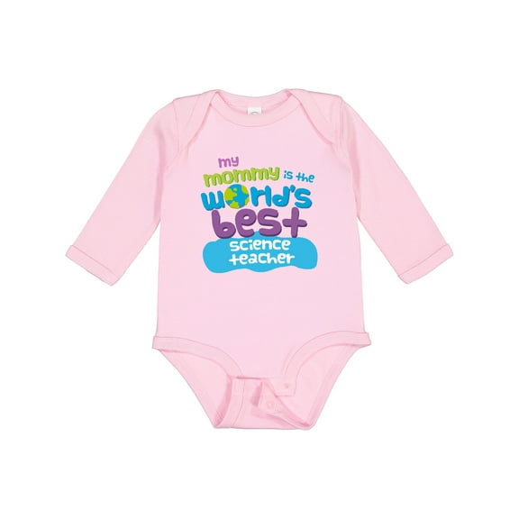 Inktastic Science Teacher Mom Boys or Girls Long Sleeve Baby Bodysuit