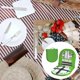 thumbnail image 4 of Juego de cubiertos para acampar con cuchara, tenedor, cuchillo, plato, cubiertos de viaje livianos para picnic al aire libre, senderismo Vhermosa, 4 of 5