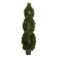thumbnail image 3 of Nearly Natural 36" Double Pond Cypress Spiral Artificial Topiary, Green, 3 of 5