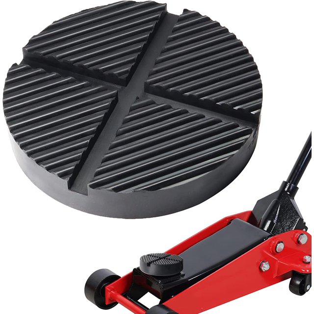 AUTOXBERT Universal Car Trolley Jack Rubber Pad Floor Lift Slotted Frame Protector Pinch Weld Stand Adapter Jacking Tool Car Accessory