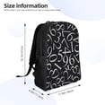 thumbnail image 4 of Balery Numbers Mochila - Mochila Estilosa y Duradera para Laptop de 15 Pulgadas con Tela Oxford Impermeable, 4 of 8