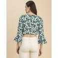 thumbnail image 4 of Moomaya Long Sleeves Round Neck Printed Top - Women's Casual Printed Top, 4 of 9