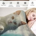 thumbnail image 3 of Orinice Cute Cat Throw Blanket || Ultra Soft Plush Thick Cosy Fuzzy Fluffy Machine Washable Flannel Blanket for All Season Use Bedroom Couch &amp; Home  60x80in, 3 of 6