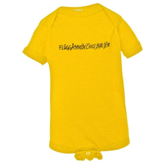 PleaseMeTees™ Baby Fluggaenkoechiebolsen Eurotrip Vander Safeword Onsie