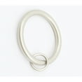 thumbnail image 2 of Meriville  1.5-Inch Inner Diameter Metal Curtain Rings with Eyelets Pewter - Set of 28, 2 of 5