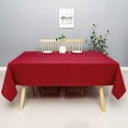thumbnail image 6 of Red Rectangle Tablecloth Wrinkle Resistant Washable Fabric Table Cloth for Dining,Kitchen, Parties Weddings and Outdoor Use 60 Inch by 120 Inch, 6 of 6
