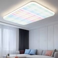 thumbnail image 2 of Blue Pink Plaid Fluorescent Light Covers, Pastel Green White Buffalo Patchwork Magnetic Light Covers for Ceiling Lights, Fluorescent Ceiling Shade Filters for Classroom Bedroom Office 4x2Ft x 2PCS, 2 of 8
