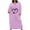 Purple, variant on WRKEKC Plus Size Dresses Print Long Sleeve V-Neck Maxi Dress for Fall Winter Soft Fabric All Over Print with Side Pockets and Elastic Waist for Comfort