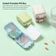 thumbnail image 4 of Advancent Pastillero contenedor portátil semanal Multi rejillas tableta organizador bolsa tabletas divisor a prueba de polvo dispensador de Almacenamiento y organización del hogar azul paja, 4 of 6