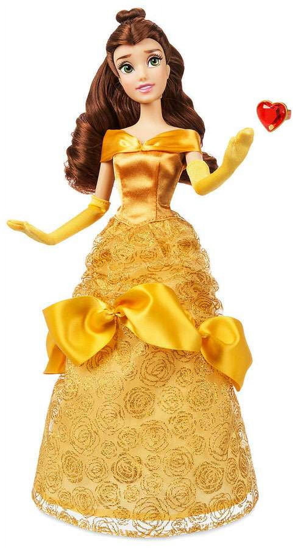 strapless open back dress Princess Jasmine Orange Brocade Cosplay Costume main image 1