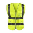 thumbnail image 1 of Chaleco reflectante de seguridad Traje de trabajo de saneamiento de alta visibilidad Bolsillo múltiple, 1 of 6