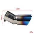 thumbnail image 3 of Car Exhaust Tip Stainless Steel Dual Tailpipe Throats Muffler Exhaust Tip Auto Modification Supplies, 3 of 8