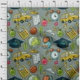thumbnail image 3 of oneOone Polyester Spandex Green Fabric Kids Sewing Craft Projects Fabric Prints By Yard 56 Inch Wide, 3 of 4