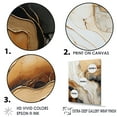 thumbnail image 3 of Designart "The River Of Golden And White Marble II" Abstract Marble Canvas Prints, 3 of 7