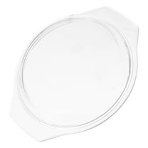 Beaupretty Microwave Food Plate Cover Transparent Glass Splash and Oil Proof Kitchen Accessory