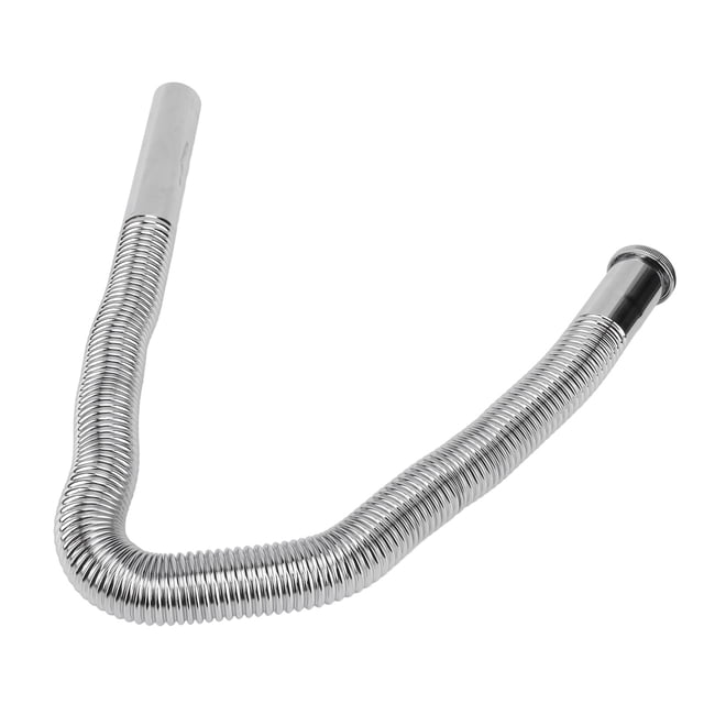 Tubo De Desagüe Del Fregadero, G1-1/4in Sin Olor Tubo De Desagüe En Forma De U De Latón Corrugado Para El Hogar ANGGREK 12345678