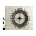 thumbnail image 2 of Signature Design by Ashley Casual Ana Sofia Wall Clock  Antique Gray, 2 of 5