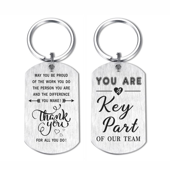 DEGASKEN Employee Appreciation Gifts, Thank You for ALL You Do Keychain. Staff Keepsake for Christmas Anniversary