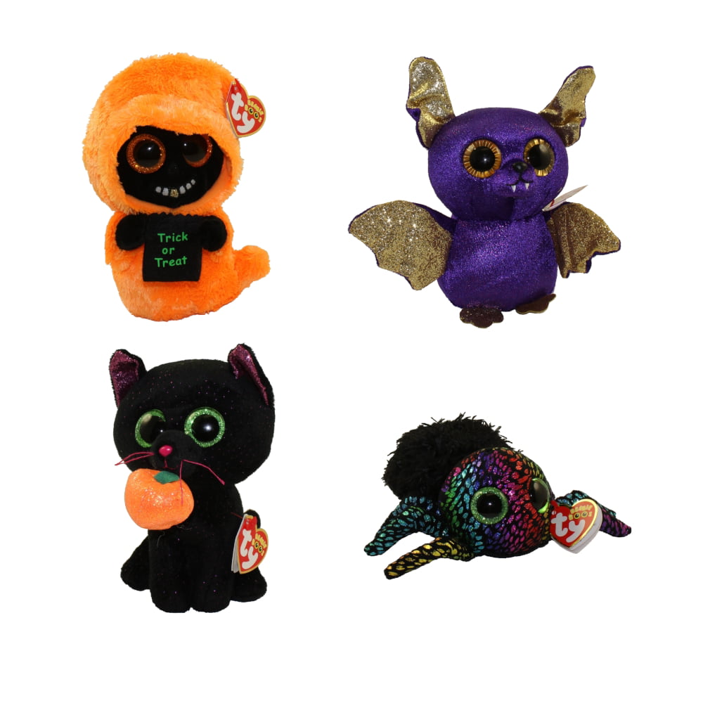 NEW Halloween 2018 TY Beanie Boos 6" SET of 4 LEGGZ GRINNER COUNT POTION 