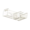 thumbnail image 4 of Estante de almacenamiento con cesta debajo del gabinete de cocina que ahorra espacio con cajón extraíble hueco Blanco, 4 of 9