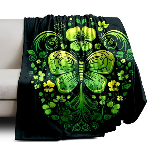 Throw Blanket Soft Plush Fleece Blanket 30In × 39In Home Decor Cozy Camping Blanket for Gift Bedding Essentials