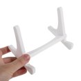 thumbnail image 5 of POPETPOP White Desktop Keyboard Organizer with Easy Assembly and Convenient Storage Shelf for Office and Home Use, 5 of 9