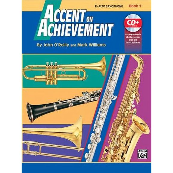 Pre-Owned Accent On Achievement, Book 1 (Alto Saxophone): E-Flat Alto Saxophone, Book & Online Audio/Software Paperback