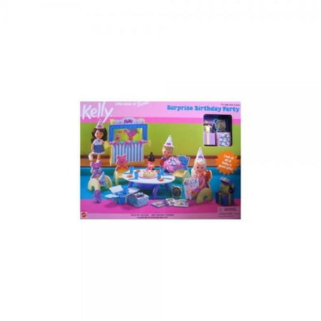  Barbie  Kelly Surprise Birthday  Party  Playset 1999 