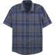 thumbnail image 1 of Alfani - Camisa con botones a cuadros para hombre, azul, grande Alfani Botones al frente, 1 of 1