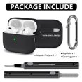 thumbnail image 2 of Funda AirPods Pro con Kit de limpieza, funda protectora de silicona suave para Apple AirPod Pro de 2.a/1a generación para mujeres y hombres, 2 of 5