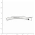 thumbnail image 3 of 14k White Gold 6mm Dome Omega Extender for Necklace, 3 of 3