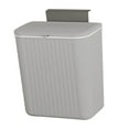 thumbnail image 3 of pitrice Kitchen Waste Compost Bin Multifunction Holder for Cabinet Door Countertop Grey 9L, 3 of 9