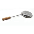 thumbnail image 2 of Boondi Maker Stainless Steel | Multipurpose Jhara for Boondi Raita and Laddu Sweets with Wooden Handle for Firm Grip, Silver, 43 x 17 x 6 Centimeters (Medium), 2 of 4