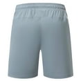 thumbnail image 4 of Stamzod Men's Athletic Shorts Summer Elastic Waist Running Short with Pocket Casual Loose Plus Size Gym Shorts Mens Clothes Gray C XL, 4 of 9