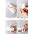 thumbnail image 4 of Set Of 8 Hooks Self Adhesive Curtain Rod Holder, No Drilling Drapery Hook Holders, Fixing Rod Holder, For Towels, Curtains, Coats, 4 of 4