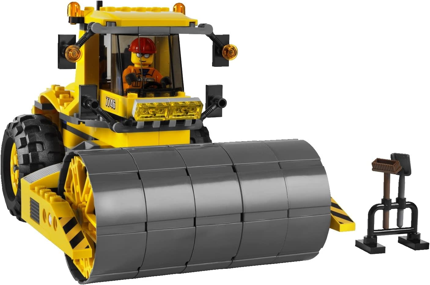 tung Jeg har en engelskundervisning Tyr LEGO City Single Drum Roller Exclusive Set #7746 - Walmart.com
