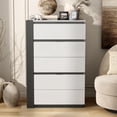 thumbnail image 5 of Furniture of America Misti Contemporary Solid Wood 5-Drawer Chest in White, 5 of 7
