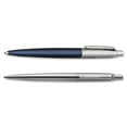 thumbnail image 3 of Parker Jotter Ballpoint Pen Medium Pen Point - Refillable - Blue - Stainless Steel Stainless Steel Barrel - 1 Each, 3 of 4
