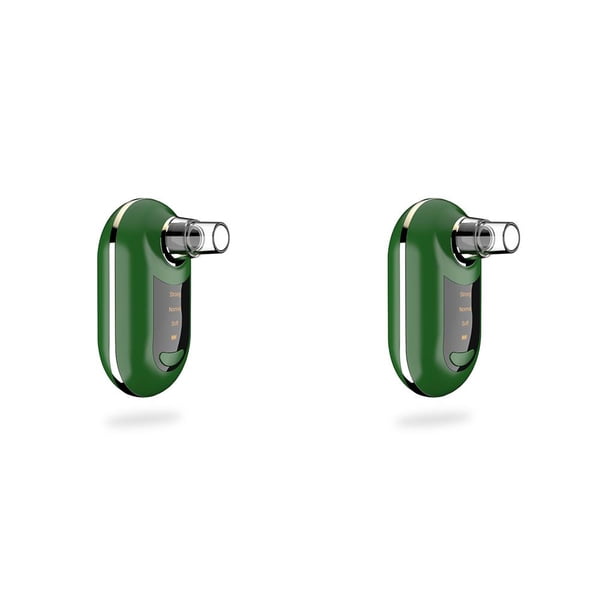 Removedor de espinillas faciales Qarigey eléctrico DIY succión de presión negativa color Verde 2 piezas
