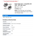 thumbnail image 2 of Brake Caliper Set 2 - Compatible with 2000 - 2001 GMC Yukon - Autopart Premium, 2 of 2