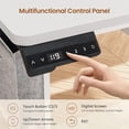thumbnail image 2 of L Shaped Electric Standing Desk with File Cabinet, Height Adjustable Computer Desk, Modern Home Office Desk, 2 of 7