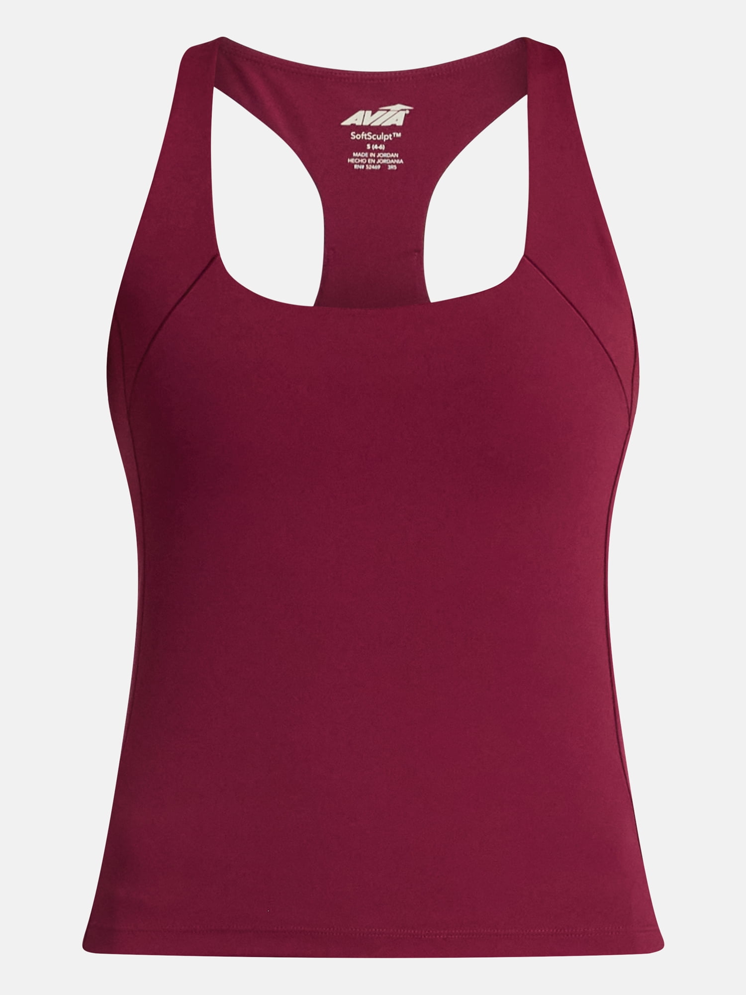 Avia Women's and Women's Plus SoftSculpt Tank Bra, Sizes XS-4X