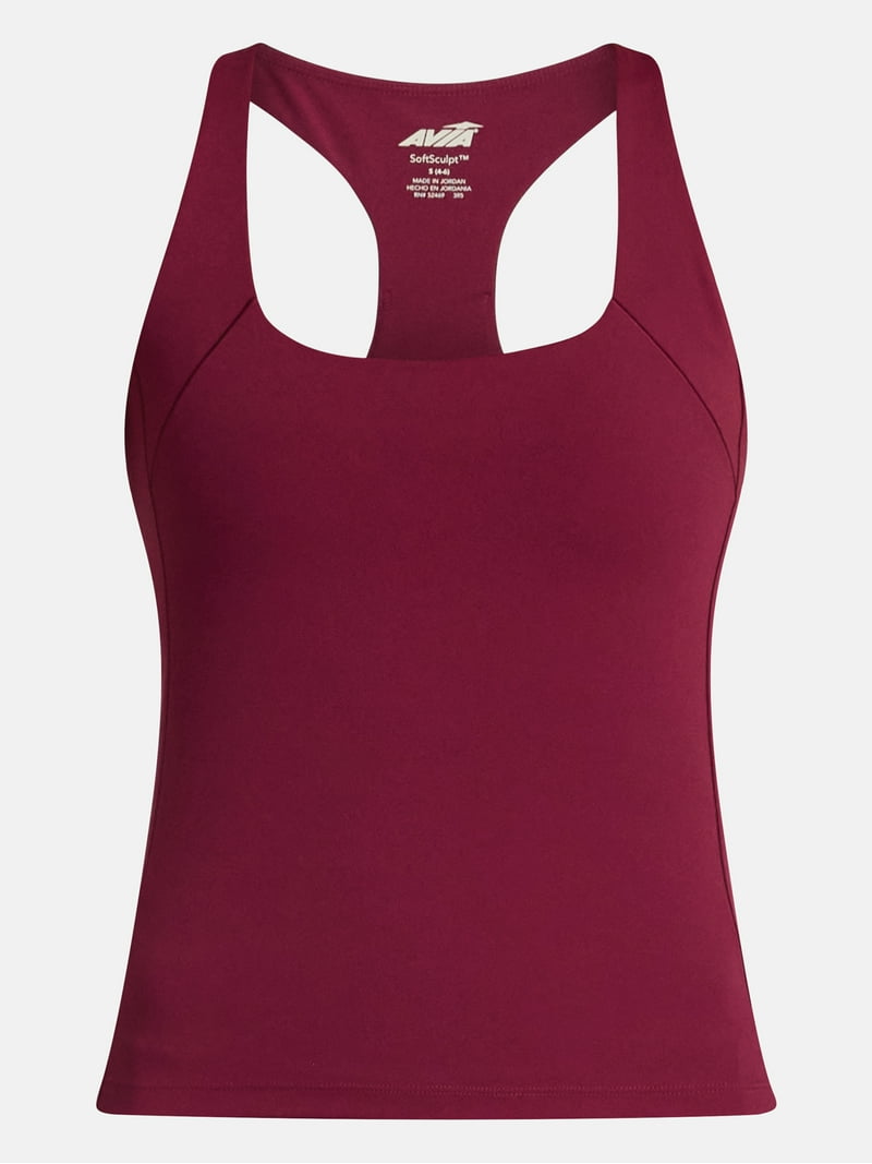 【新作】salsation wear TANK【新品未使用】XS Avia Women's and Women's Plus SoftSculpt Tank Bra, Sizes XS-4X