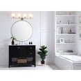 thumbnail image 3 of Collier 4 light Chrome and Frosted white glass Wall sconce, 3 of 15